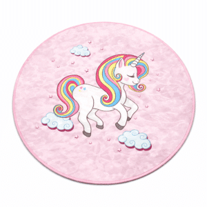 Tapis rond licorne​ 120 cm
