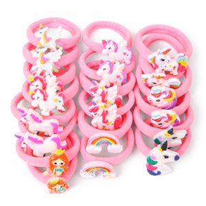 Chouchou licorne​ fille (lot de 20)