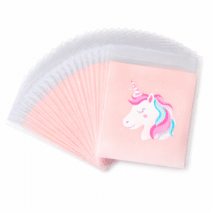 Petit sachet licorne​ adhésif (lot de 100)