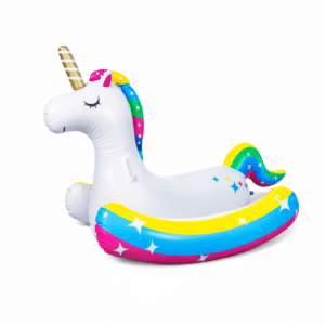 Licorne gonflable à bascule jet d'eau