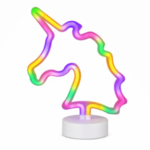 Lampe led tête de licorne