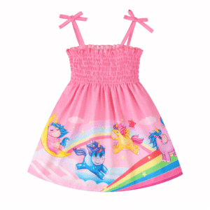 Robe d'été bébé fille licorne