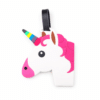 Etiquette valise licorne