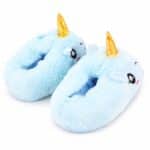 Chausson peluche licorne adulte4