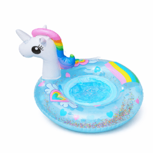 Bouée piscine licorne​ enfant bleu