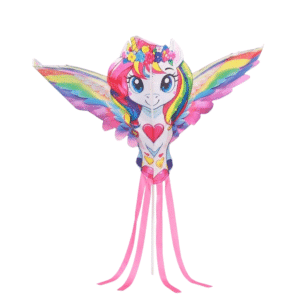 Cerf volant licorne​ multicolore