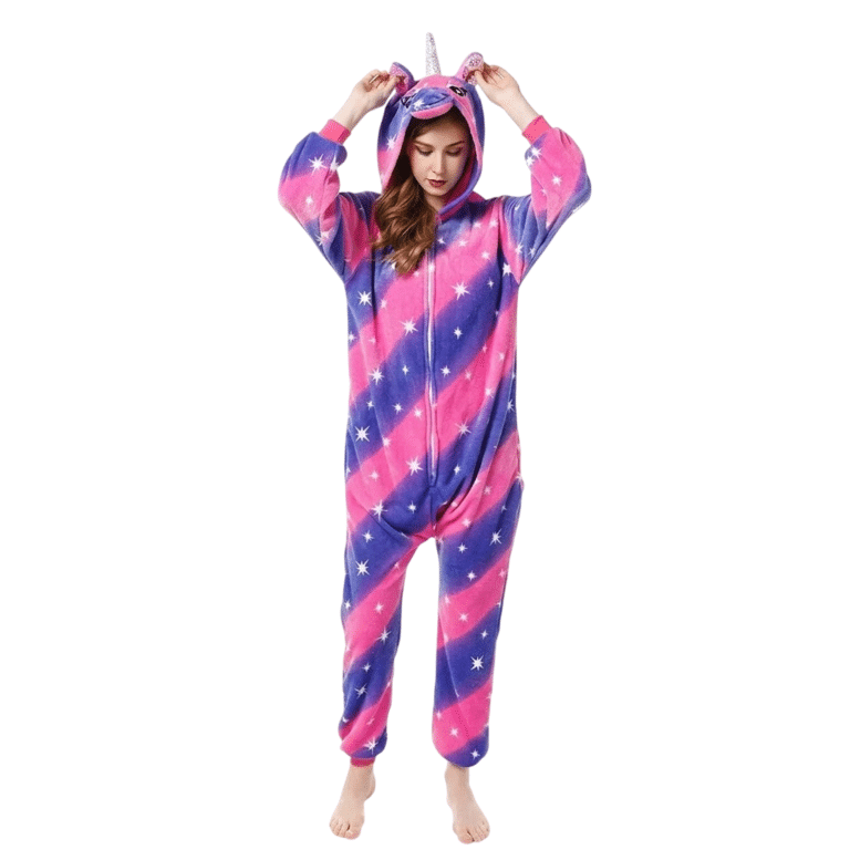 Costume licorne pyjama adulte1