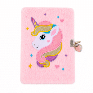 Carnet de note licorne avec clefs