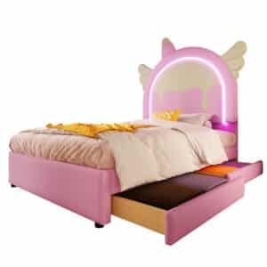 Lit licorne 90 x 200 cm