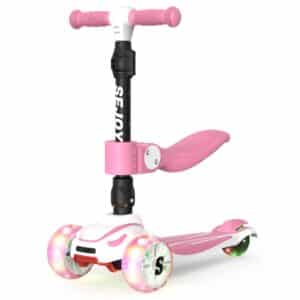Trottinette twist licorne​ rose