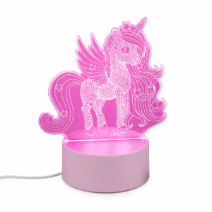 Veilleuse licorne rose​