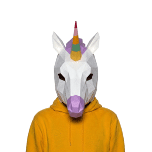 Masque licorne 3D à construire