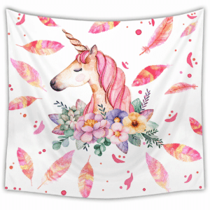 Drap mural​ licorne
